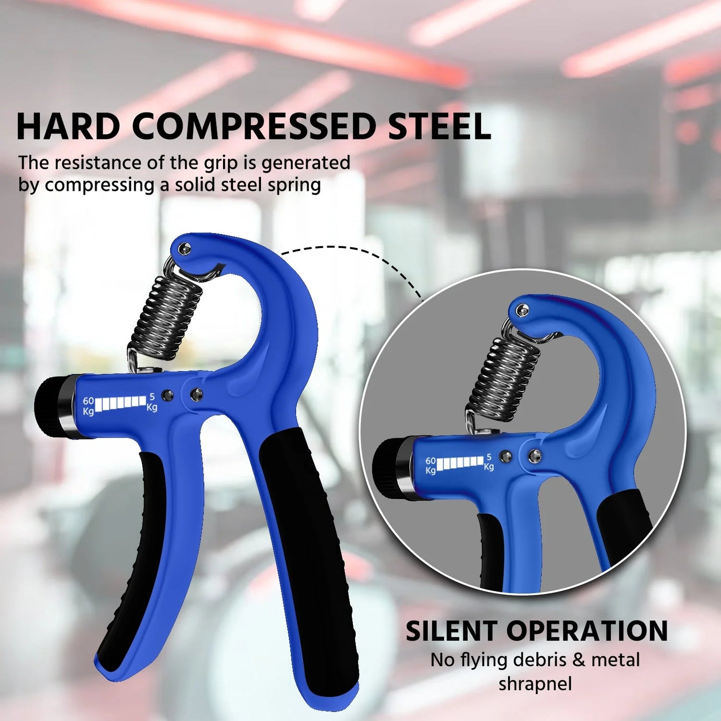 Histro Automatic Counting Hand Gripper 5-60kg