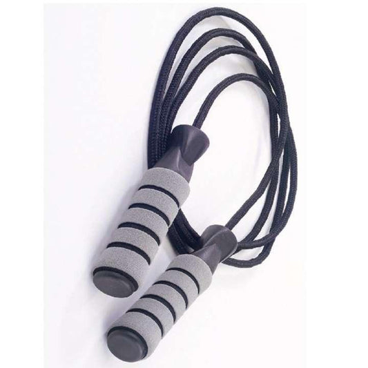 Grey Plastic Skipping Rope for Cardio Fitness Exercise