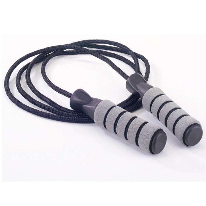 Grey Plastic Skipping Rope for Cardio Fitness Exercise