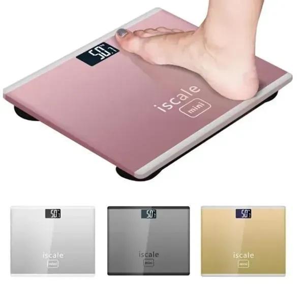 Toughened Glass Digital Weight Scale 120Kg Multicolor Lightweight