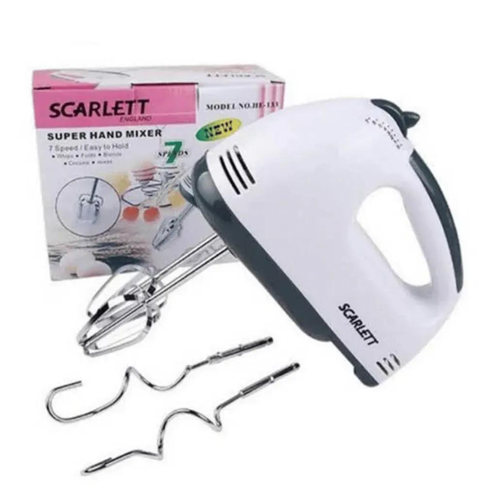 7 Speed Electric Hand Mixer White 180W