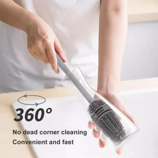 Silicone Bottle Brush 360° Clean Pack of 2
