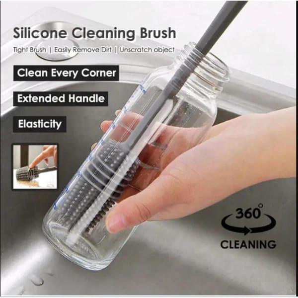 Silicone Bottle Brush 360° Clean Pack of 2