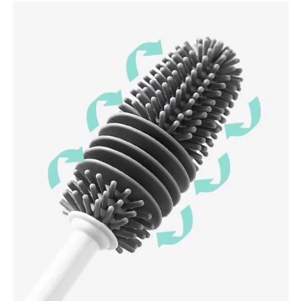 Silicone Bottle Brush 360° Clean Pack of 2