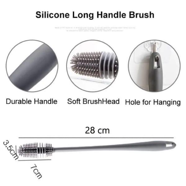 Silicone Bottle Brush 360° Clean Pack of 2