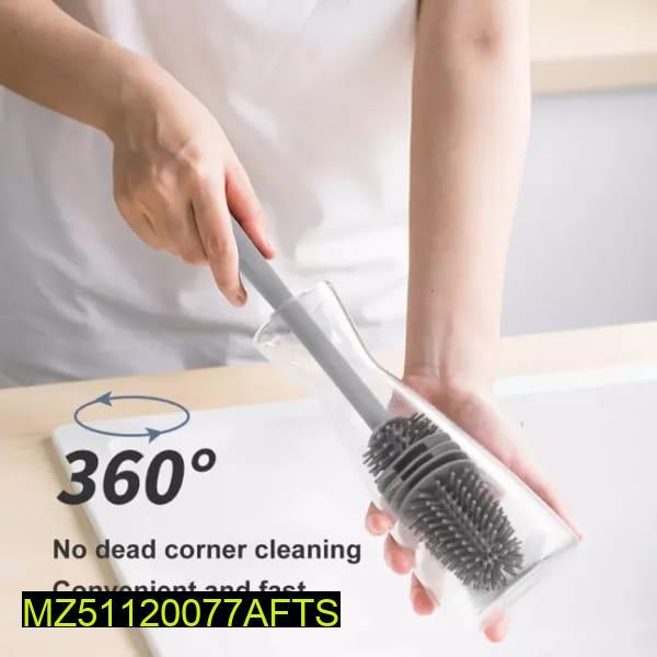 Silicone Bottle Brush 360° Clean Pack of 2